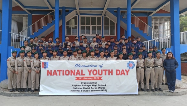 National Youth Day 2021 organised by Rayburn High School/College National Cadet Corps (NCC) & National Service Scheme (NSS)